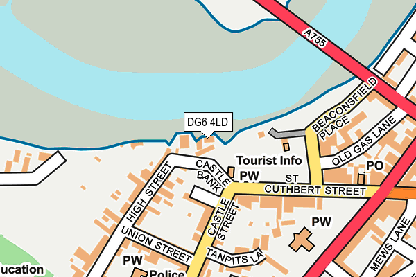 DG6 4LD map - OS OpenMap – Local (Ordnance Survey)