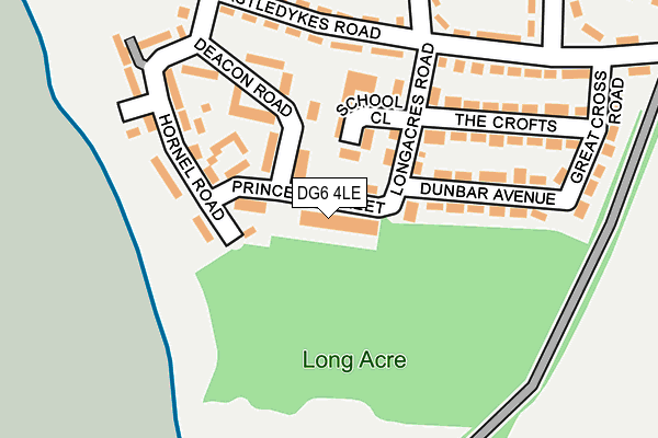 DG6 4LE map - OS OpenMap – Local (Ordnance Survey)