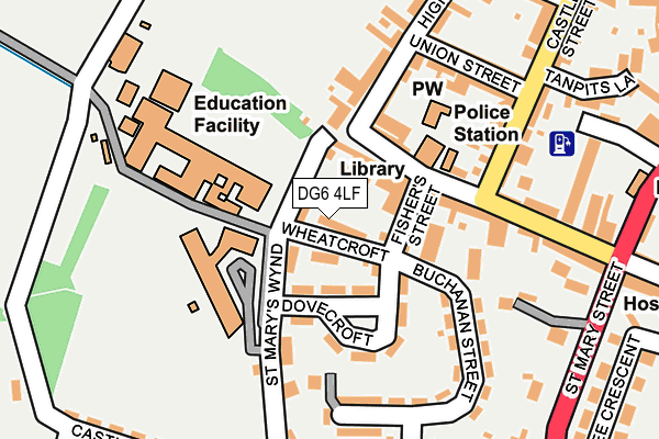 DG6 4LF map - OS OpenMap – Local (Ordnance Survey)