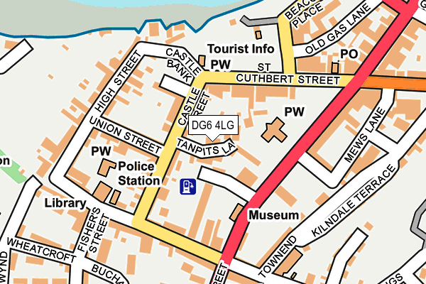 DG6 4LG map - OS OpenMap – Local (Ordnance Survey)