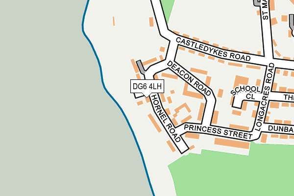 DG6 4LH map - OS OpenMap – Local (Ordnance Survey)