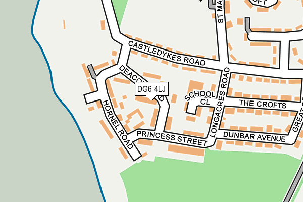 DG6 4LJ map - OS OpenMap – Local (Ordnance Survey)