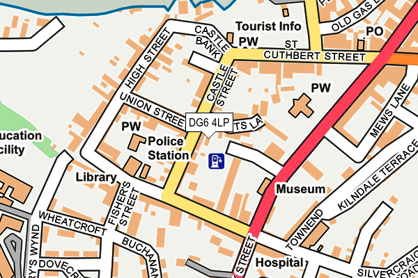 DG6 4LP map - OS OpenMap – Local (Ordnance Survey)