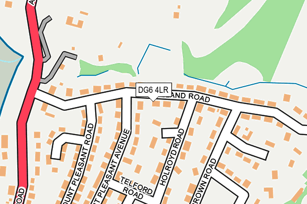 DG6 4LR map - OS OpenMap – Local (Ordnance Survey)