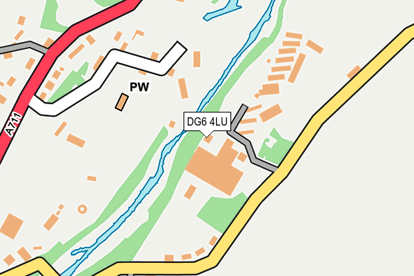 DG6 4LU map - OS OpenMap – Local (Ordnance Survey)