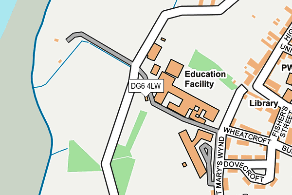 DG6 4LW map - OS OpenMap – Local (Ordnance Survey)