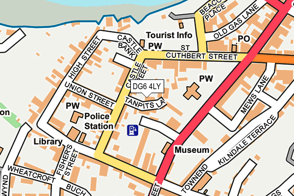 DG6 4LY map - OS OpenMap – Local (Ordnance Survey)