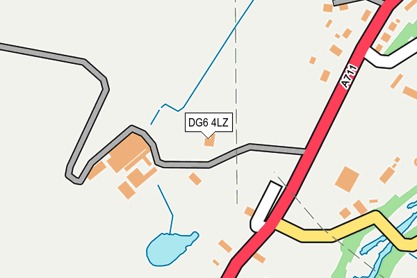 DG6 4LZ map - OS OpenMap – Local (Ordnance Survey)