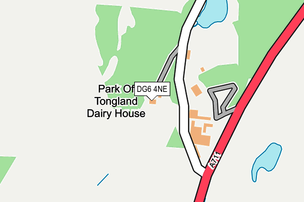 DG6 4NE map - OS OpenMap – Local (Ordnance Survey)