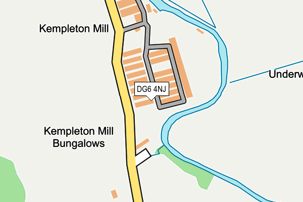 DG6 4NJ map - OS OpenMap – Local (Ordnance Survey)