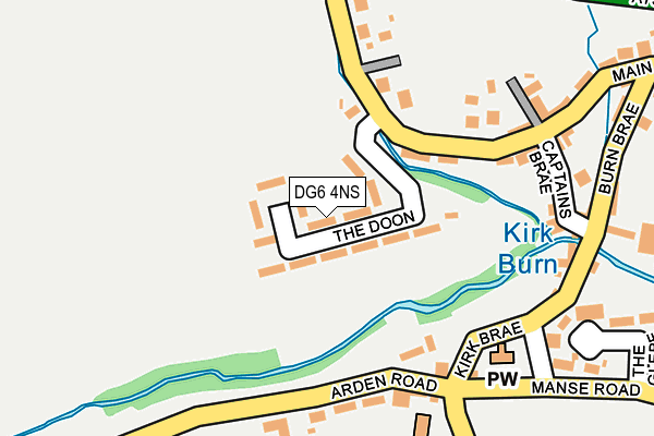 DG6 4NS map - OS OpenMap – Local (Ordnance Survey)