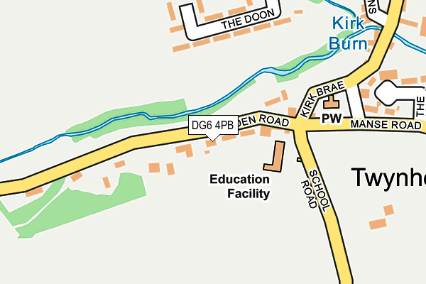 DG6 4PB map - OS OpenMap – Local (Ordnance Survey)