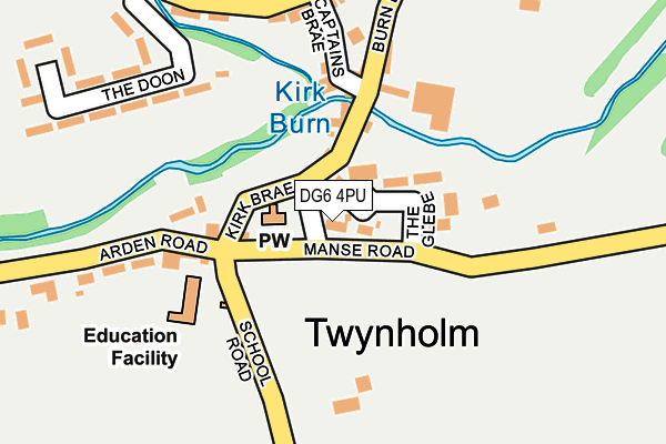 DG6 4PU map - OS OpenMap – Local (Ordnance Survey)