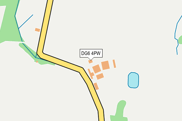 DG6 4PW map - OS OpenMap – Local (Ordnance Survey)