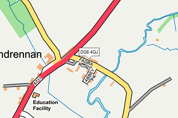 DG6 4QJ map - OS OpenMap – Local (Ordnance Survey)