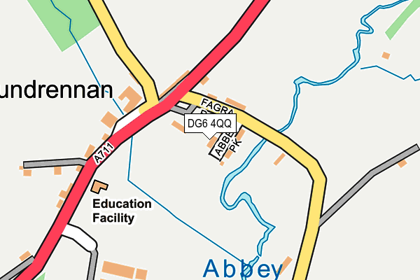 DG6 4QQ map - OS OpenMap – Local (Ordnance Survey)