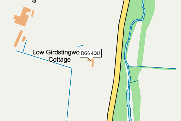 DG6 4QU map - OS OpenMap – Local (Ordnance Survey)