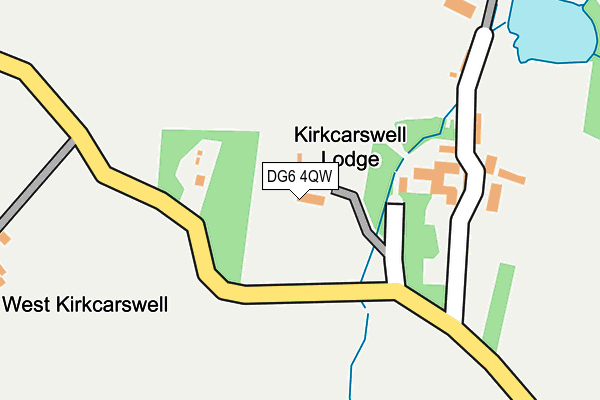 DG6 4QW map - OS OpenMap – Local (Ordnance Survey)