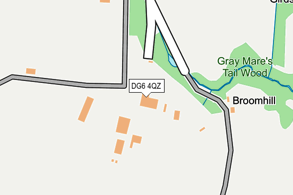 DG6 4QZ map - OS OpenMap – Local (Ordnance Survey)