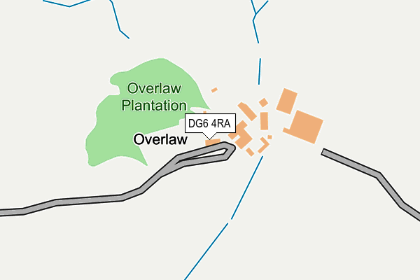 DG6 4RA map - OS OpenMap – Local (Ordnance Survey)