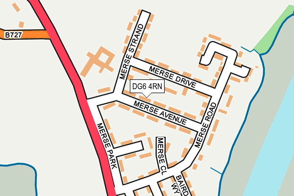 DG6 4RN map - OS OpenMap – Local (Ordnance Survey)