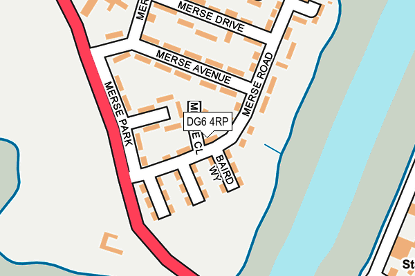 DG6 4RP map - OS OpenMap – Local (Ordnance Survey)