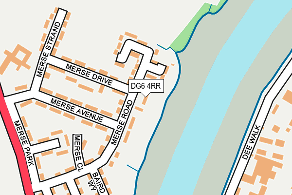 DG6 4RR map - OS OpenMap – Local (Ordnance Survey)