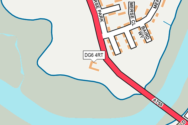 DG6 4RT map - OS OpenMap – Local (Ordnance Survey)