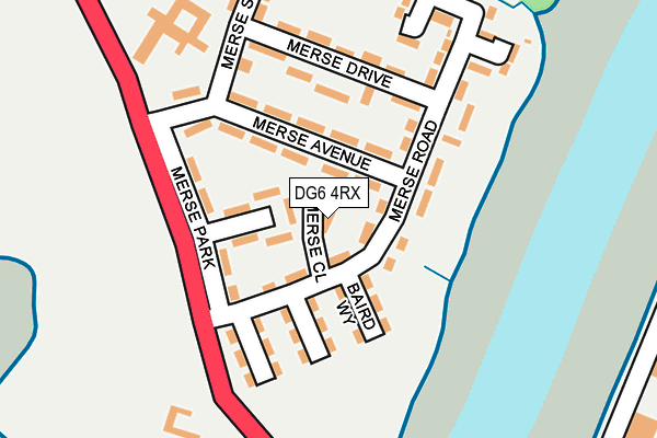 DG6 4RX map - OS OpenMap – Local (Ordnance Survey)