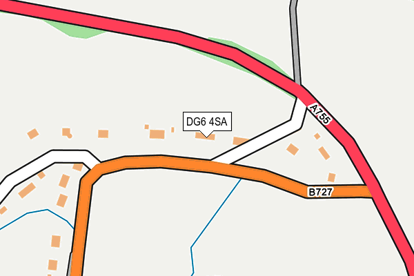 DG6 4SA map - OS OpenMap – Local (Ordnance Survey)