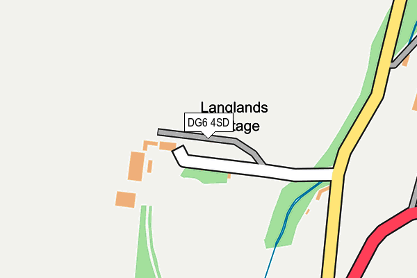 DG6 4SD map - OS OpenMap – Local (Ordnance Survey)