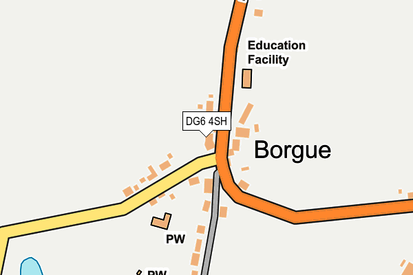 DG6 4SH map - OS OpenMap – Local (Ordnance Survey)