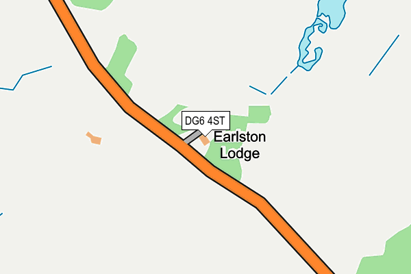 DG6 4ST map - OS OpenMap – Local (Ordnance Survey)