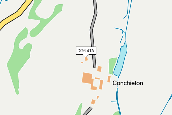 DG6 4TA map - OS OpenMap – Local (Ordnance Survey)