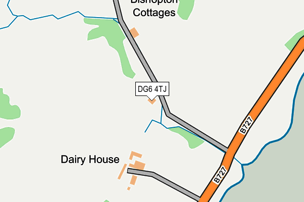 DG6 4TJ map - OS OpenMap – Local (Ordnance Survey)