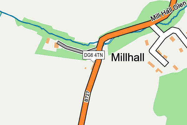 DG6 4TN map - OS OpenMap – Local (Ordnance Survey)