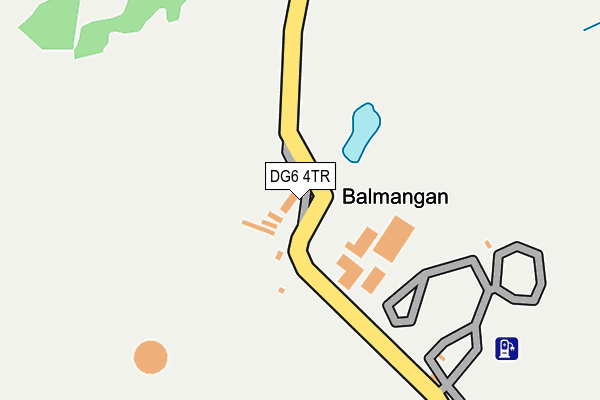 DG6 4TR map - OS OpenMap – Local (Ordnance Survey)