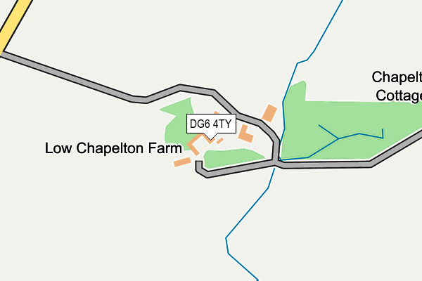 DG6 4TY map - OS OpenMap – Local (Ordnance Survey)