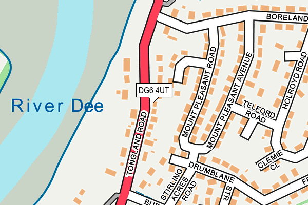 DG6 4UT map - OS OpenMap – Local (Ordnance Survey)