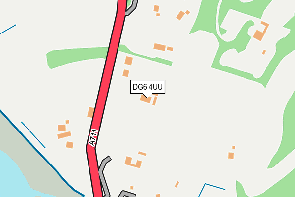 DG6 4UU map - OS OpenMap – Local (Ordnance Survey)