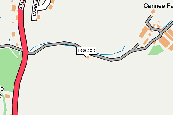 DG6 4XD map - OS OpenMap – Local (Ordnance Survey)