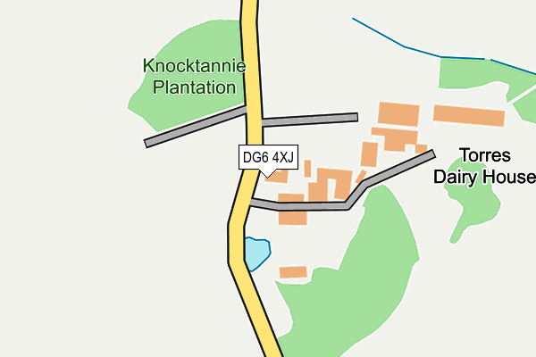 DG6 4XJ map - OS OpenMap – Local (Ordnance Survey)