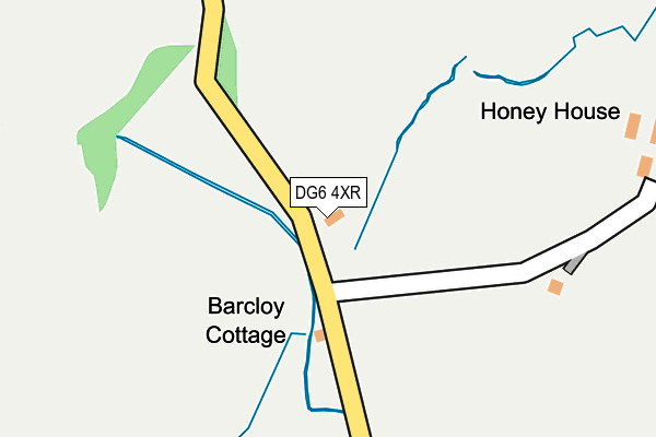 DG6 4XR map - OS OpenMap – Local (Ordnance Survey)