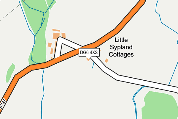 DG6 4XS map - OS OpenMap – Local (Ordnance Survey)