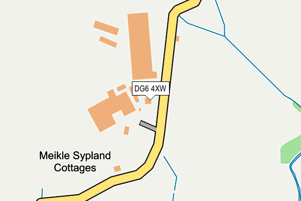 DG6 4XW map - OS OpenMap – Local (Ordnance Survey)