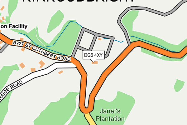 DG6 4XY map - OS OpenMap – Local (Ordnance Survey)