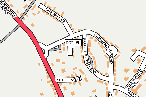 DG7 1BL map - OS OpenMap – Local (Ordnance Survey)