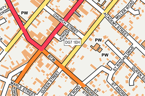 DG7 1EH map - OS OpenMap – Local (Ordnance Survey)