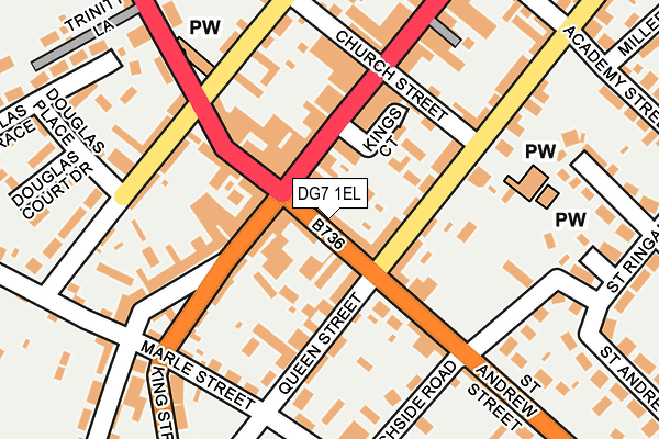 DG7 1EL map - OS OpenMap – Local (Ordnance Survey)