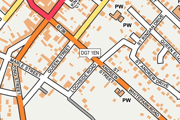 DG7 1EN map - OS OpenMap – Local (Ordnance Survey)